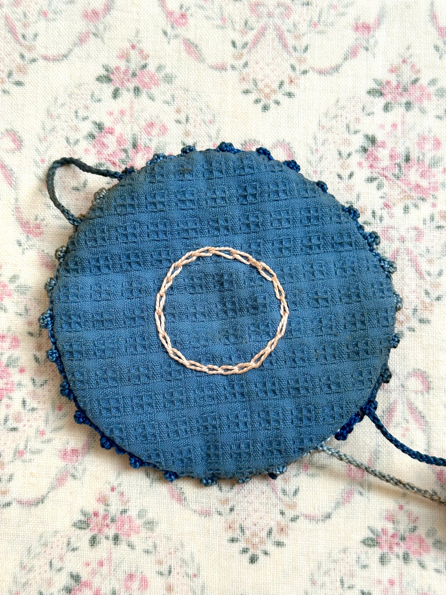 Antique French Crochet Hat Thimble Holder