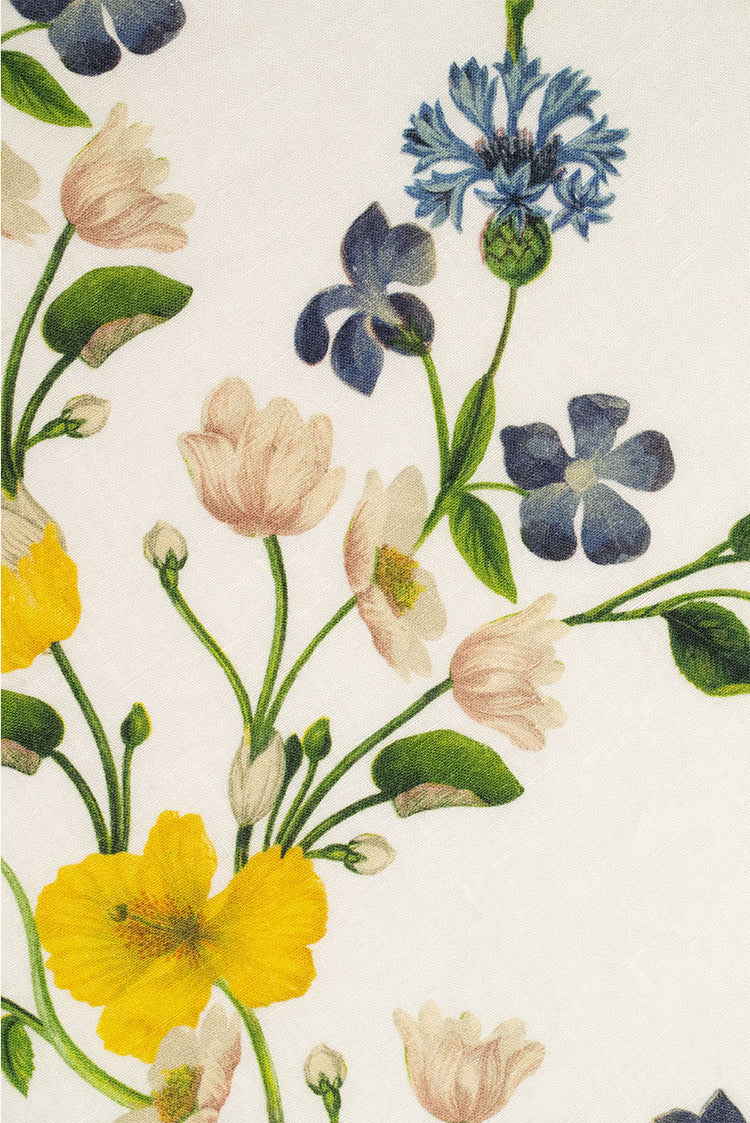 Summerill & Bishop x John Derian 'Botanical Wildflower' Linen Tablecloth