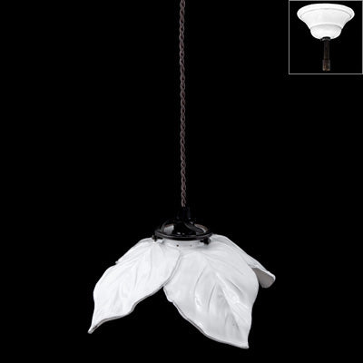Astier de Villatte Jose Levy 1 Leaf Pendant Light