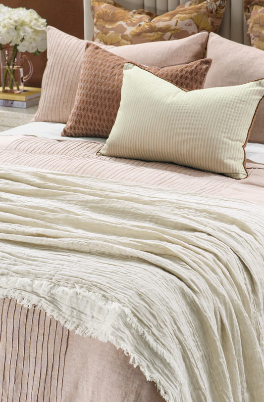 Bianca Lorenne 'Leggera Oatmeal' Throw