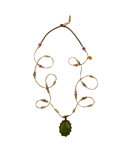 Sharing Tibetan Short Necklace Serpentine