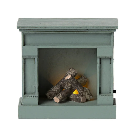 Maileg Fireplace Vintage Blue
