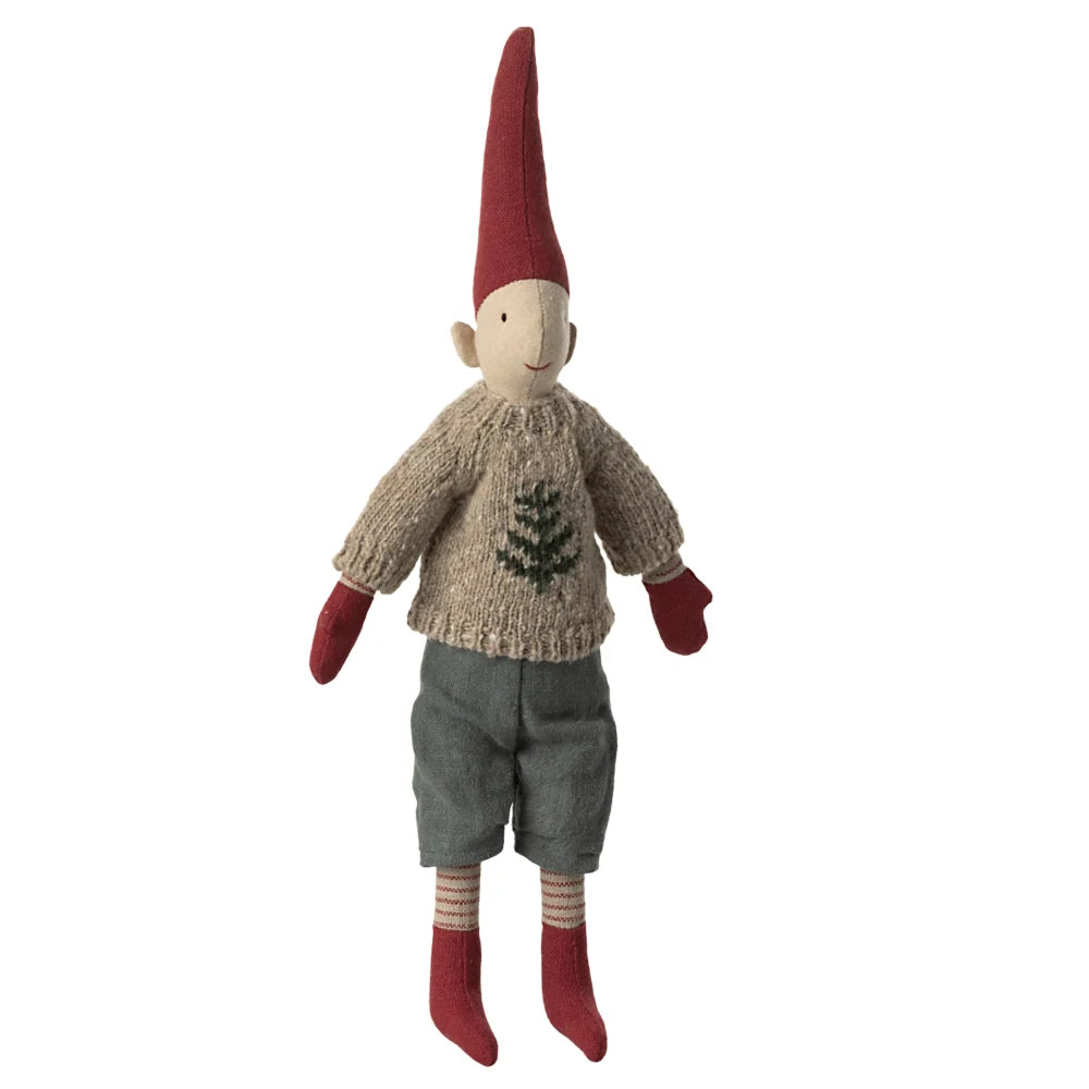 Maileg Christmas Small Pixy Boy Knitted Sweater
