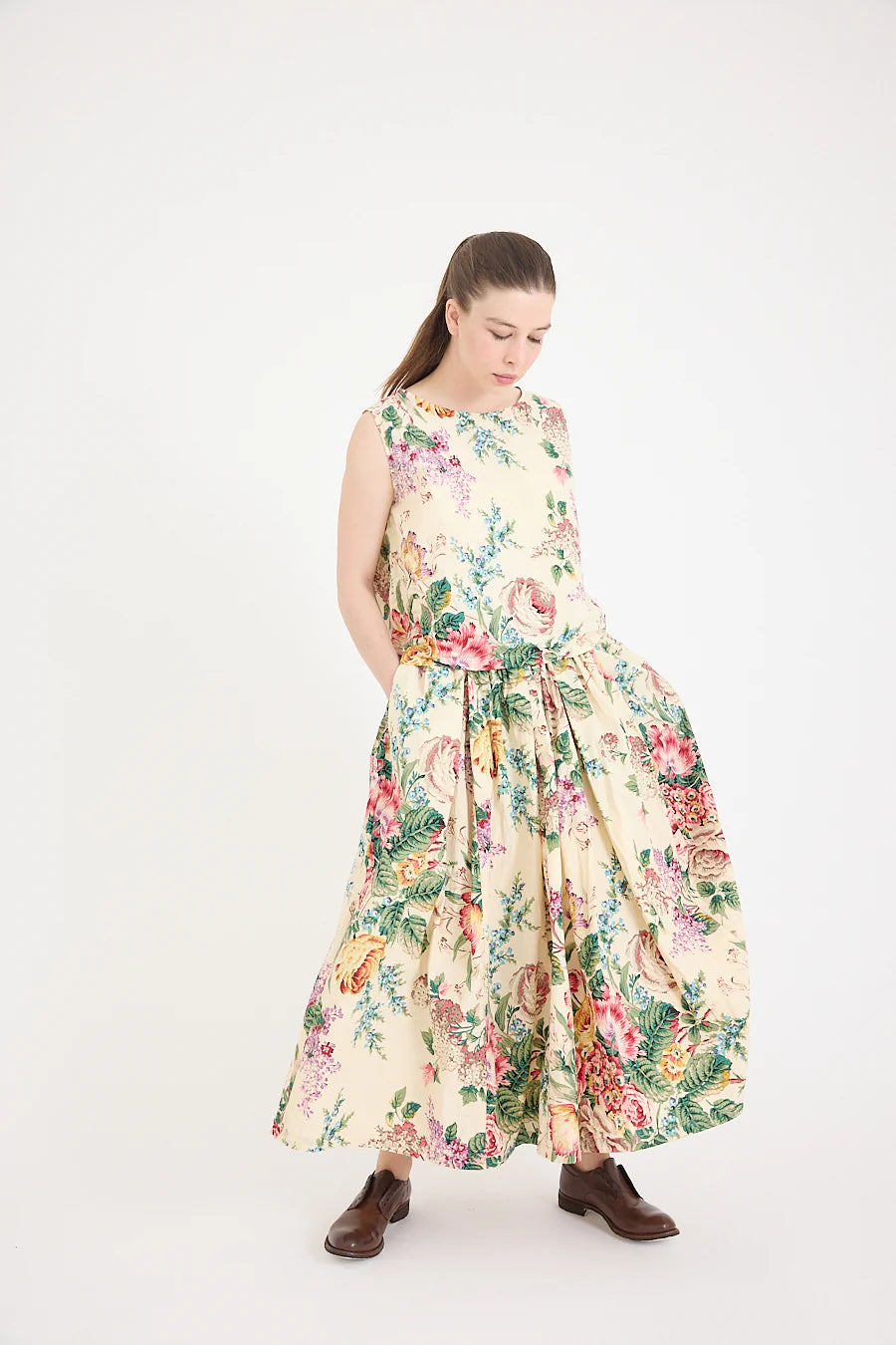 Metta Ulla Skirt - Cotton Poplin - Bouquet