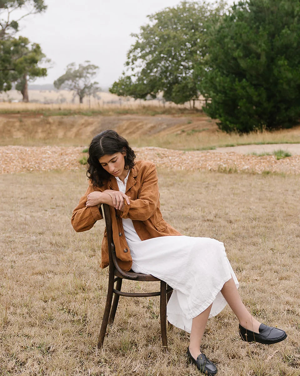 Metta Dominique Line Blazer - Brick