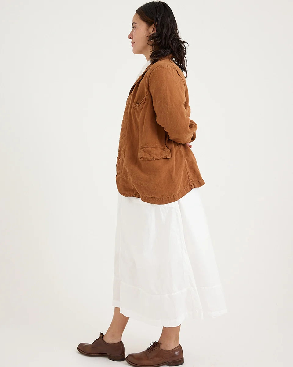 Metta Dominique Line Blazer - Brick