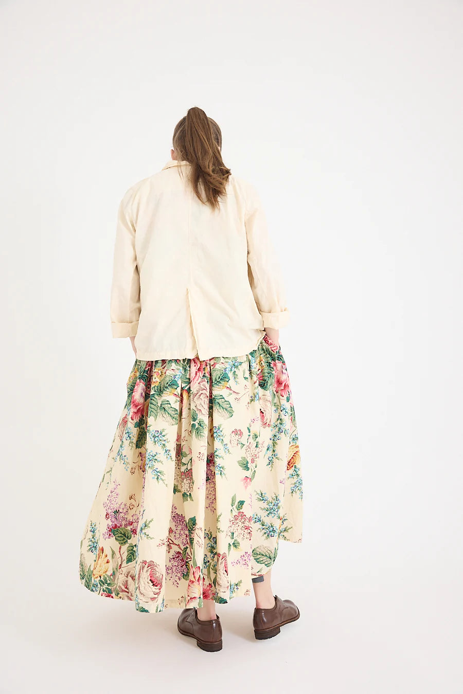 Metta Ulla Skirt - Cotton Poplin - Bouquet
