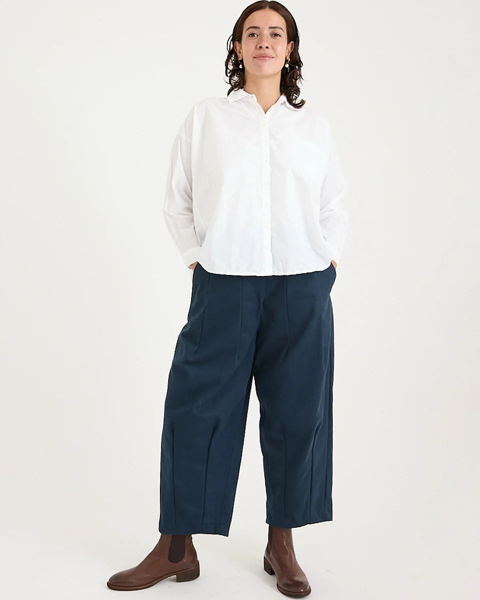 Metta Indra Shirt Cotton Poplin - White
