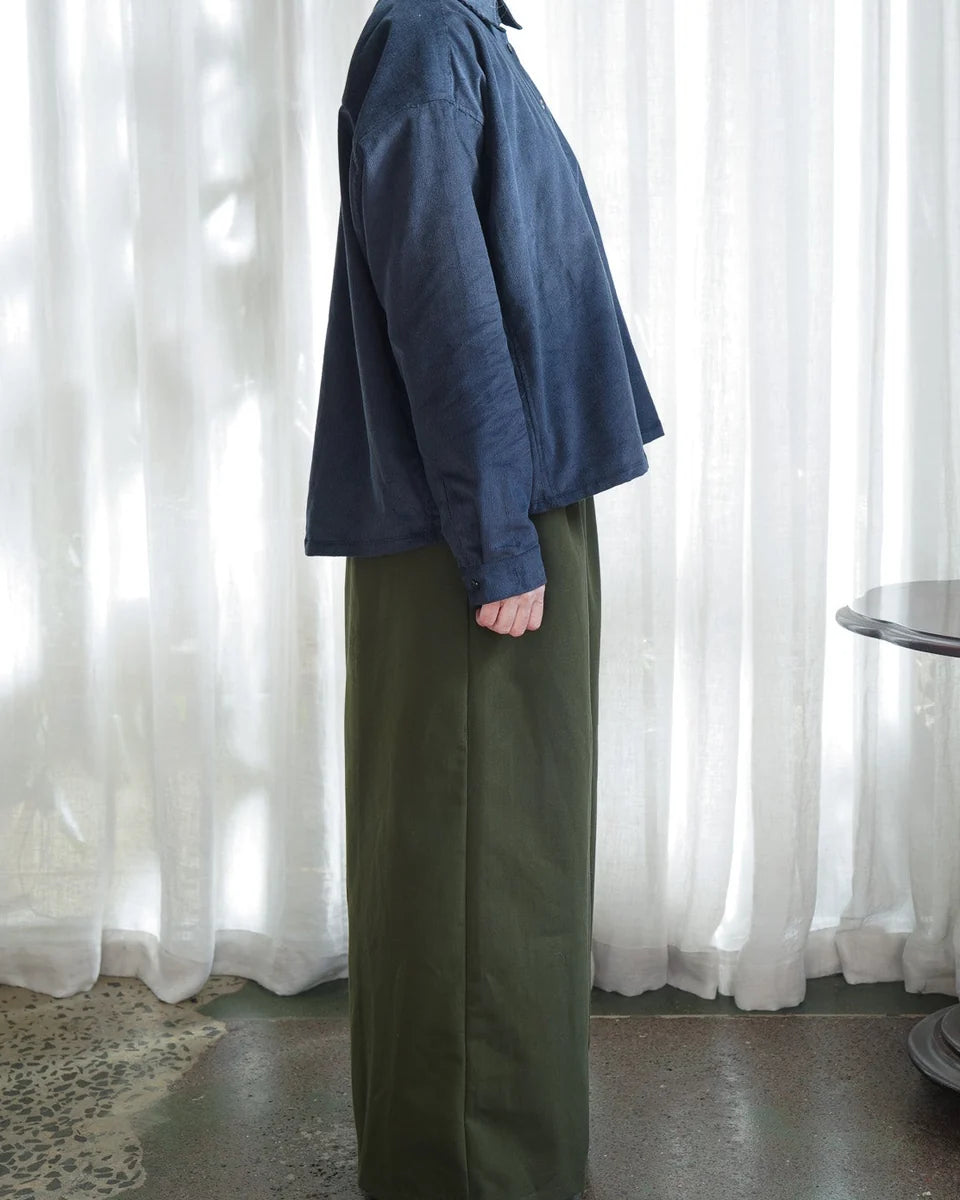 Metta Indra Shirt Soft Corduroy - Navy