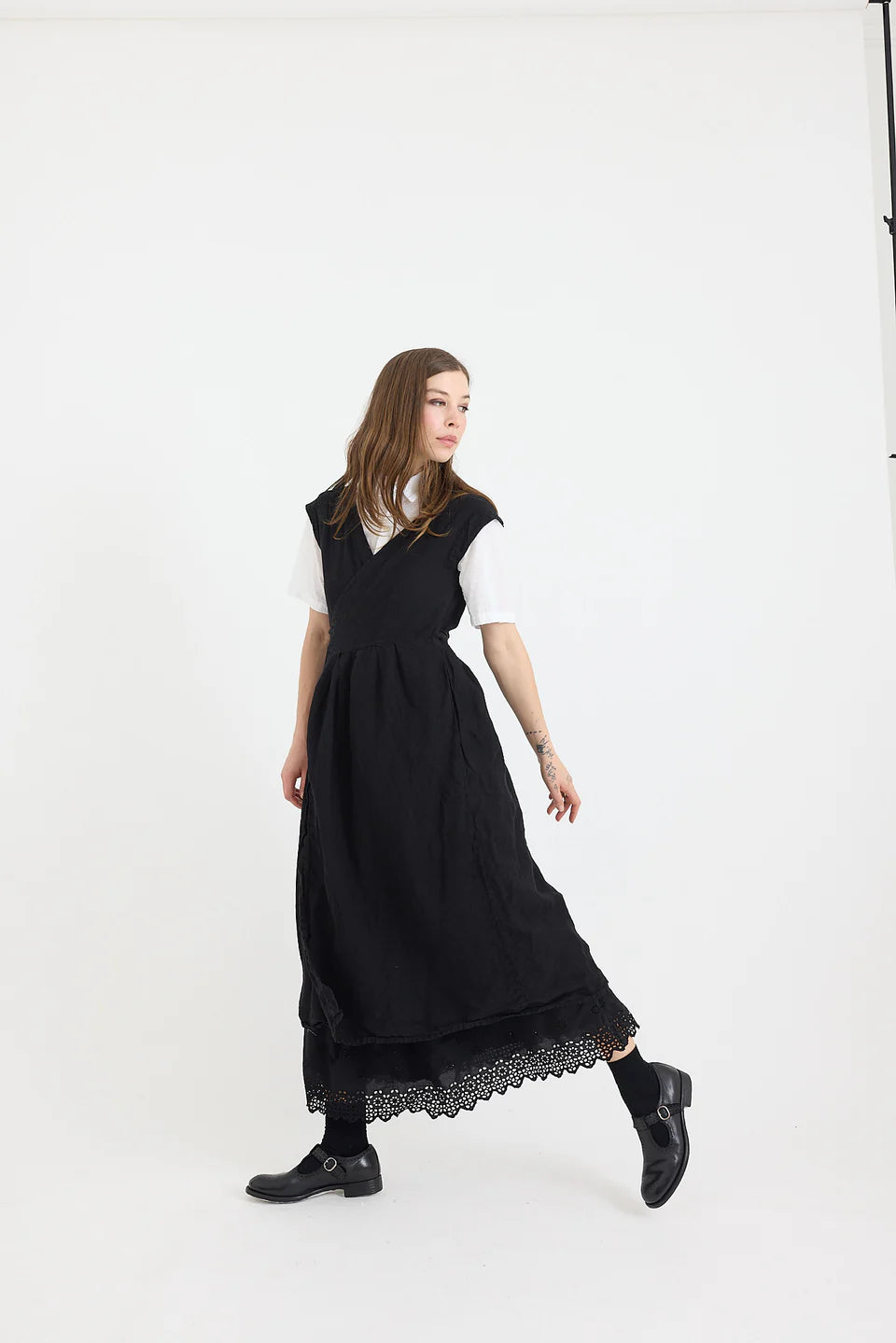 Metta Azalea Lace Skirt - Cotton - Black