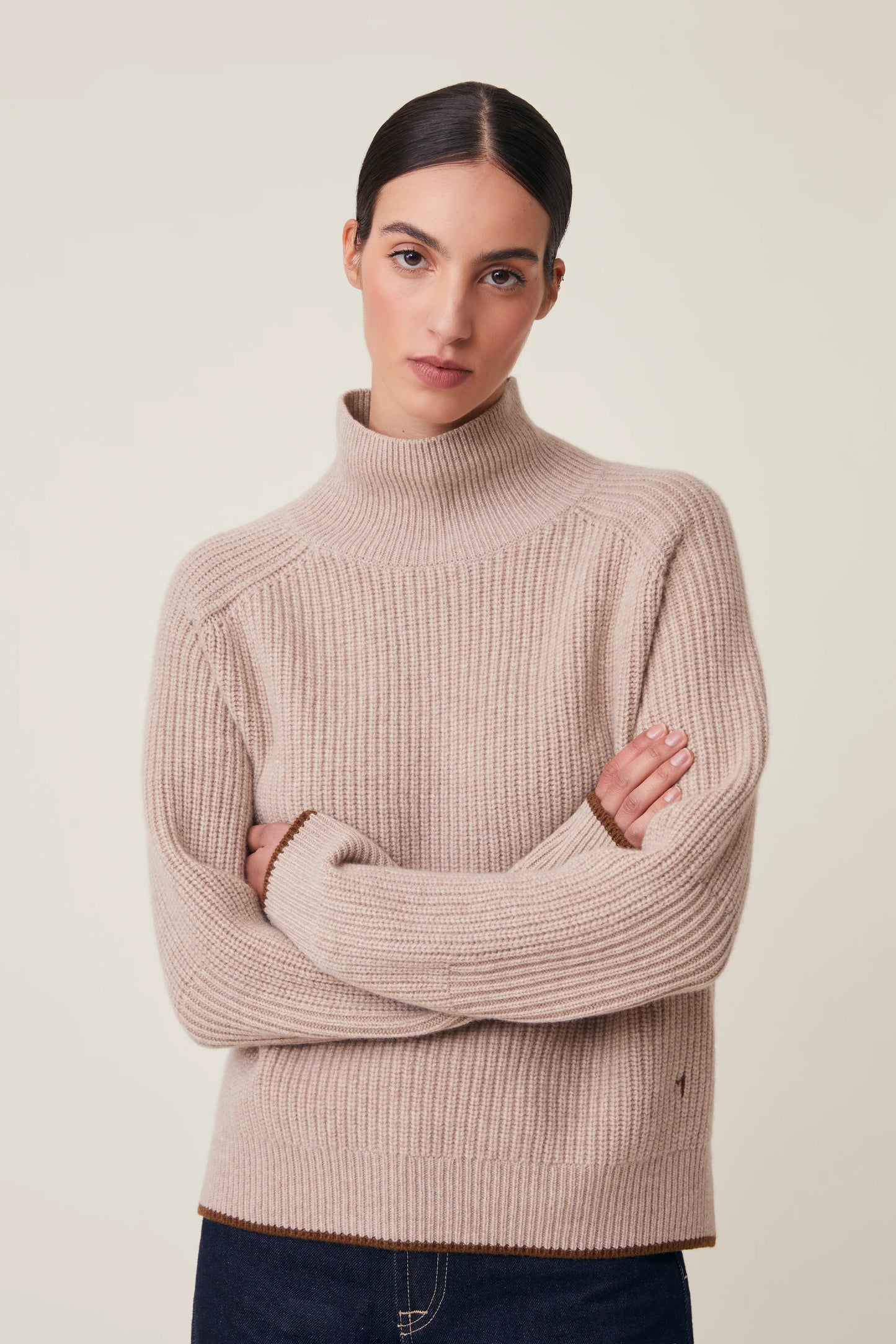 Moismont Merino Sweater 'Misha' In Cord