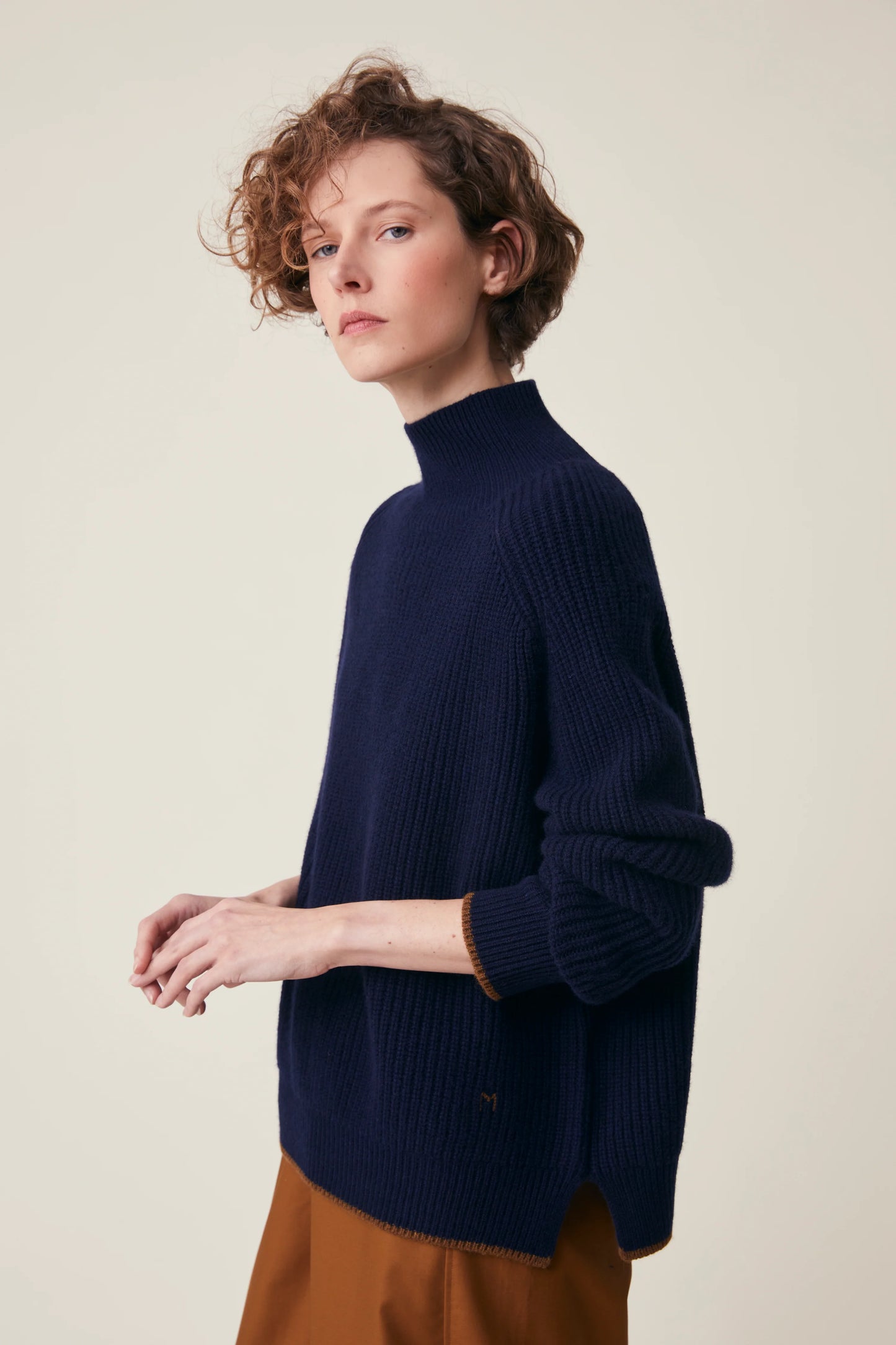 Moismont Merino Sweater 'Misha' In Magic Blue
