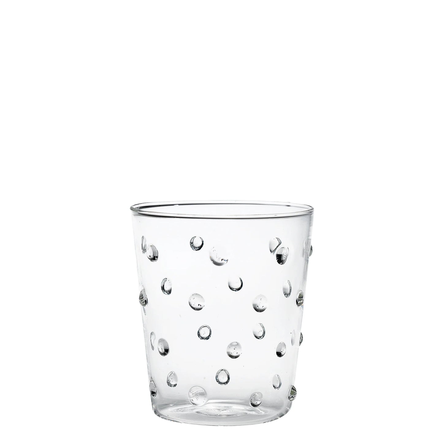 Party Glass Tumbler Set Of 6 - Clear Confetti