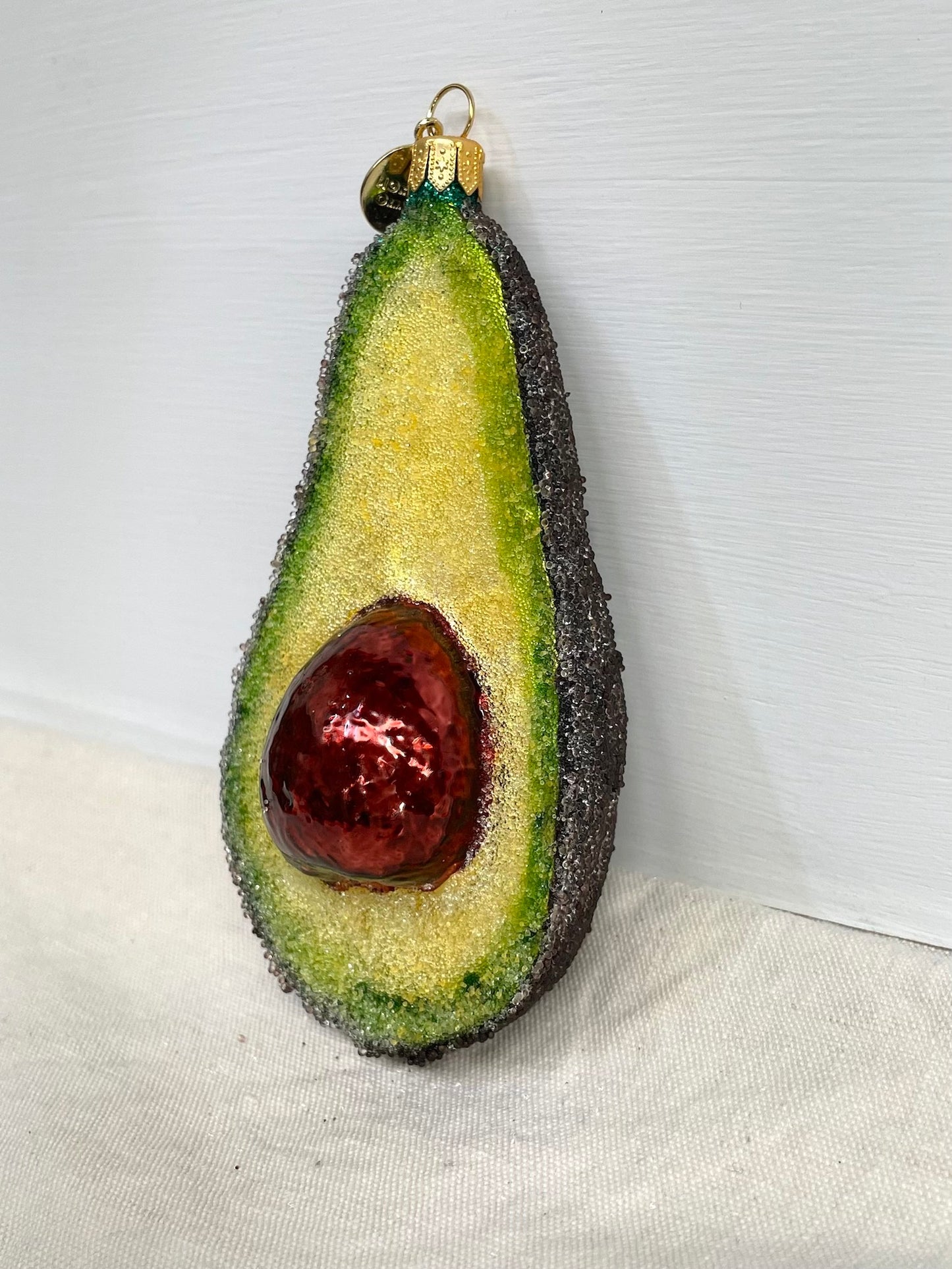 Polish Glass Ornament - Avocado