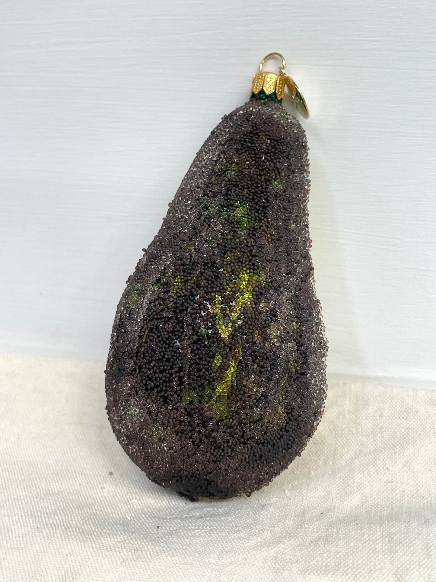 Polish Glass Ornament - Avocado