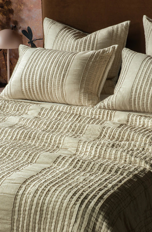 Bianca Lorenne 'Puritsu Sand' Pair Of Pillowcases