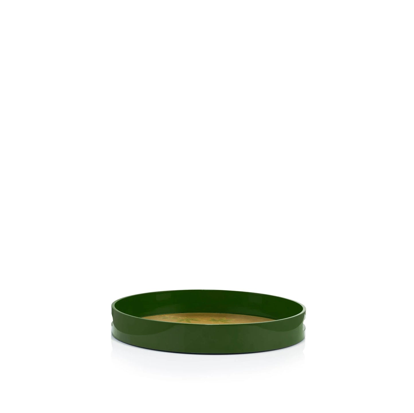 Summerill & Bishop Gold Leaf Passiflora Round Tray