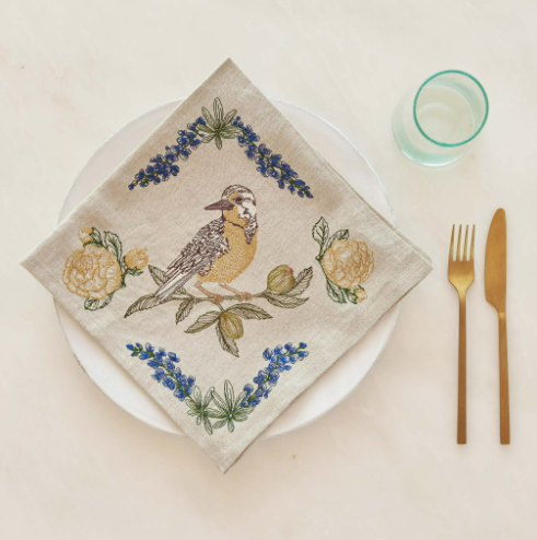 Coral & Tusk x Lela Rose 'Meadowlark' Dinner Napkin