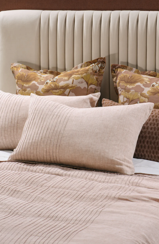 Bianca Lorenne 'Kaiyu Pink Clay' Pair of Pillowcases