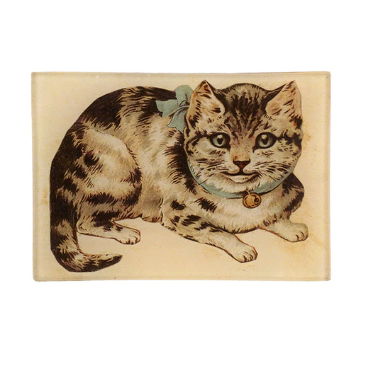 John Derian 'Kitty’ 3.5 x 5" Tiny Rectangle Tray