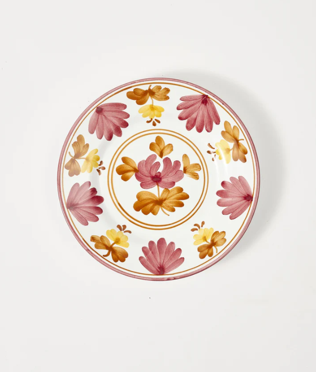 Cabana - Blossom Dessert Plate - Yellow