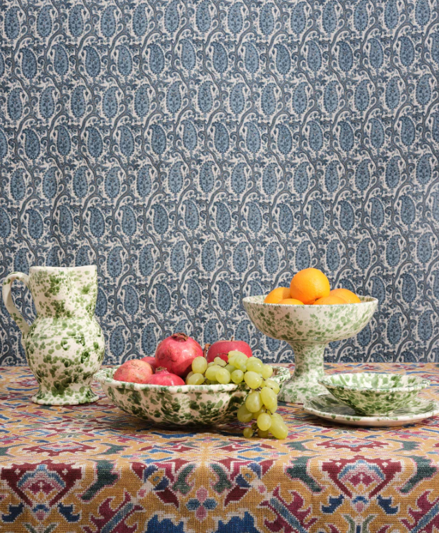 Cabana - Speckled Fruit Stand - Green & White