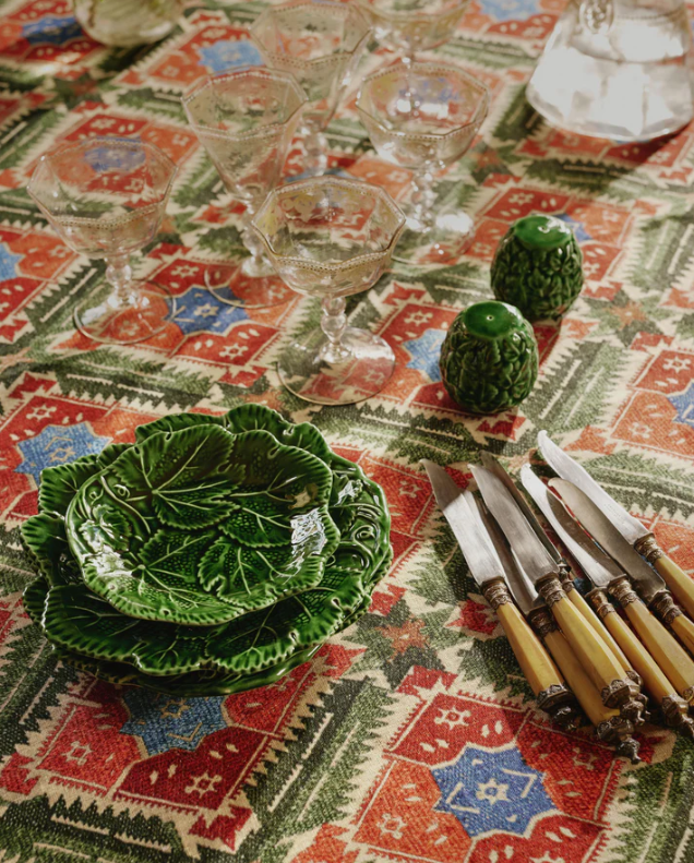 Cabana - Vine Leaf Fruit Plate - Green
