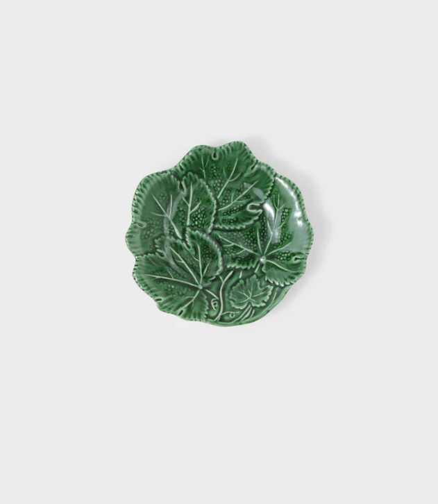 Cabana - Vine Leaf Bread Plate - Green
