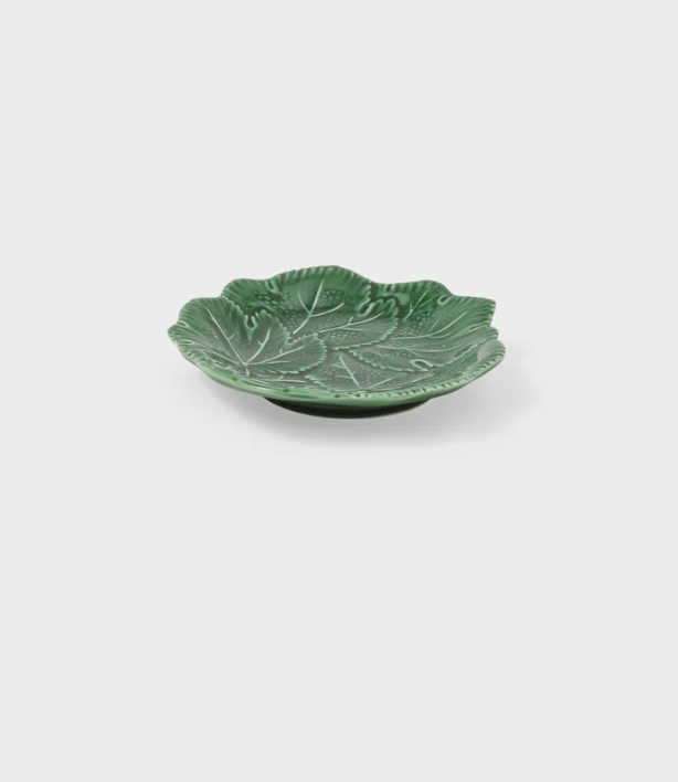 Cabana - Vine Leaf Bread Plate - Green