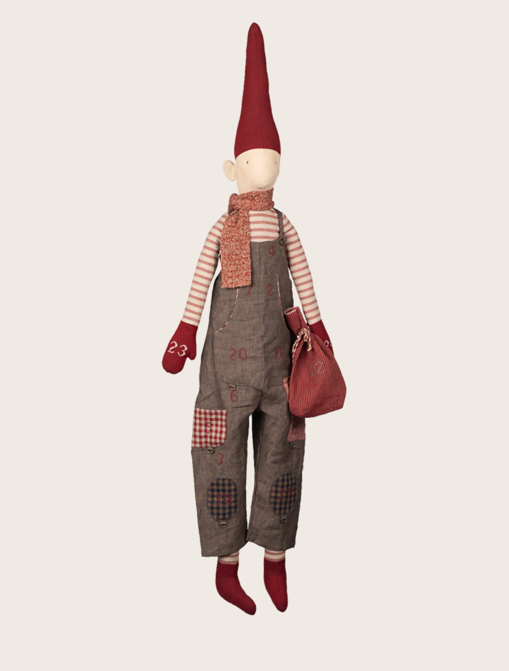 Maileg Christmas Advent Calendar Elf Boy With Overalls