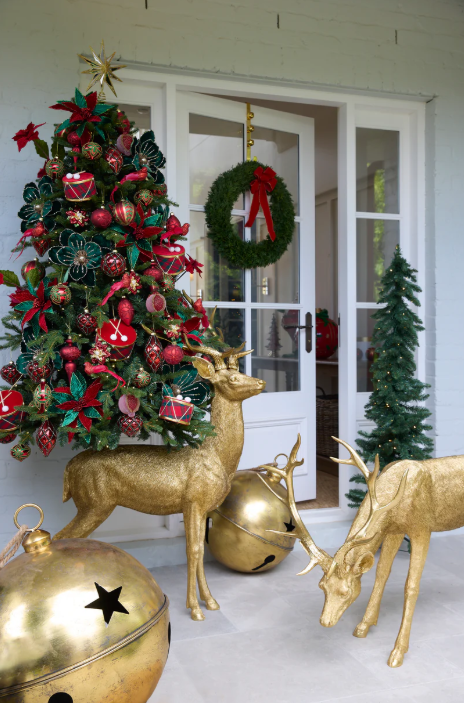 Large 'Antique Gold' Bell Ornament