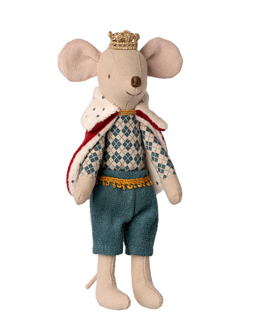 Maileg King Mouse in Castle Box