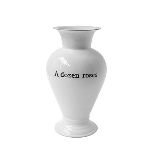 Astier de Villatte John Derian 'A dozen roses' Vase