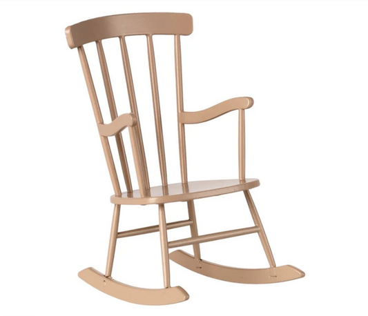 Maileg Rocking Chair Miniature Dark Sand