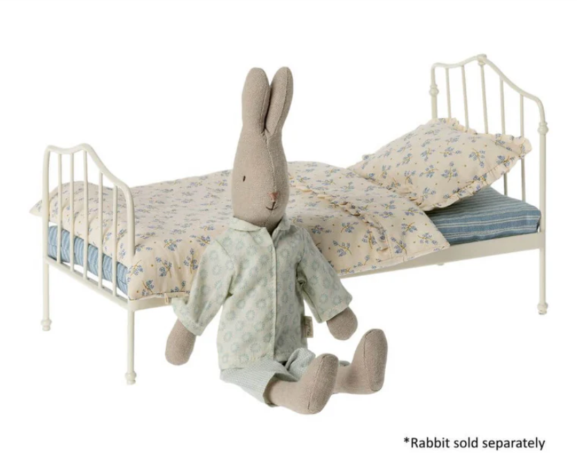 Maileg Miniature Bed Mini Blue