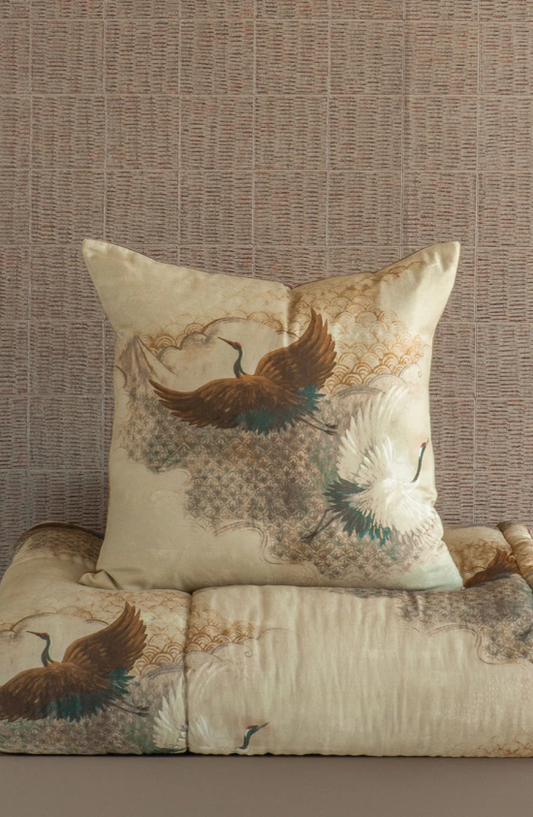 Bianca Lorenne 'Tsuru Natural' Cushion