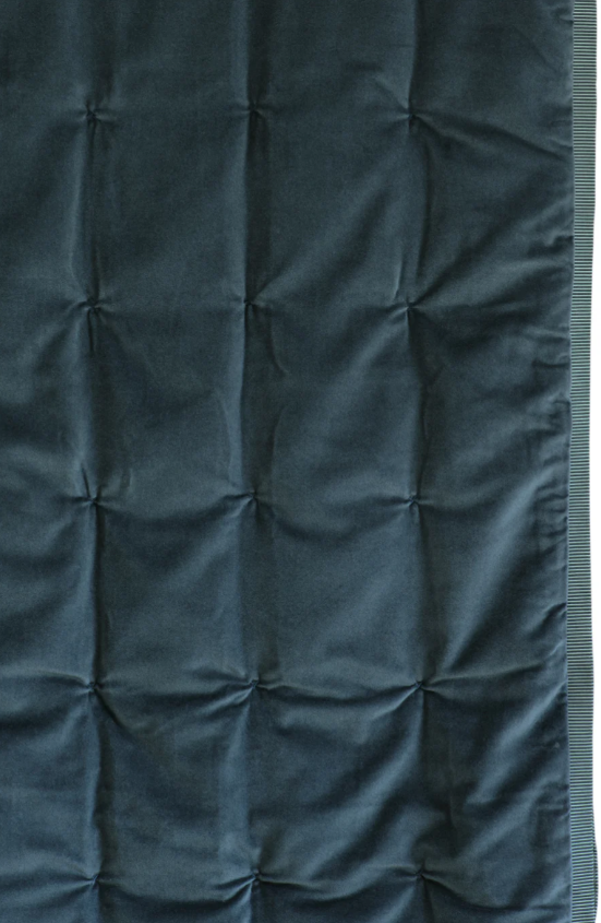 Bianca Lorenne 'Riga Prussian Blue' Velvet Comforter