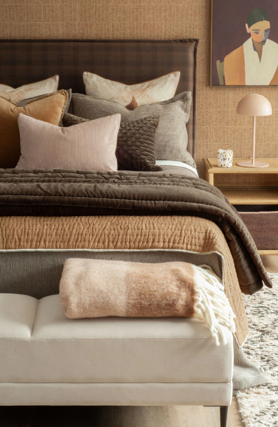 Bianca Lorenne 'Mica Cocoa' Cushion