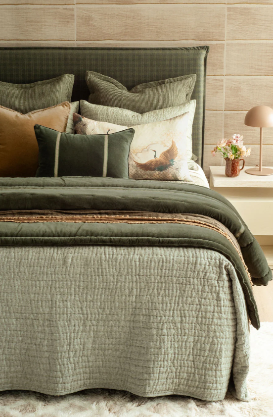 Bianca Lorenne 'Luchesi Olive' Cushion