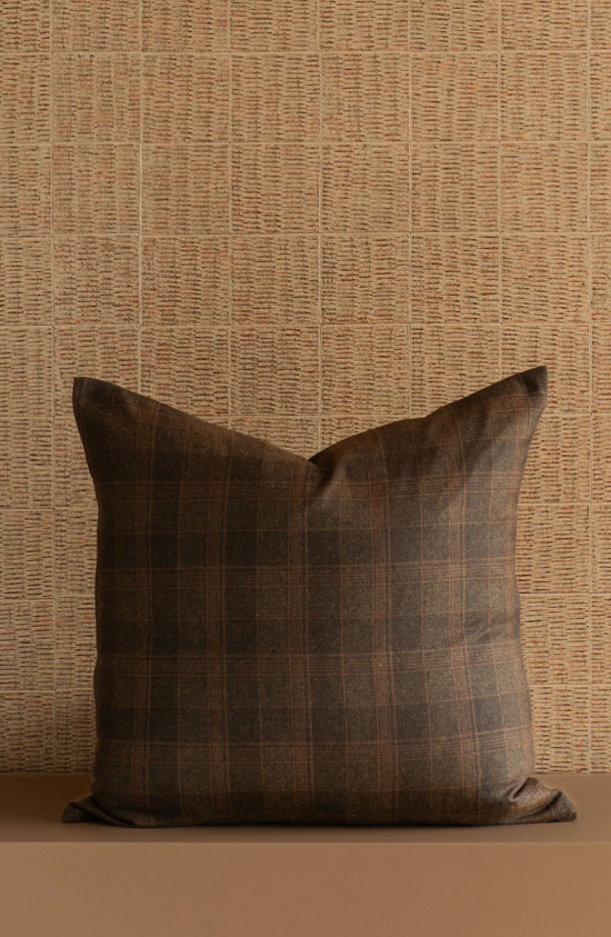 Bianca Lorenne 'Cinderwood Plaid' Cushion PRE ORDER
