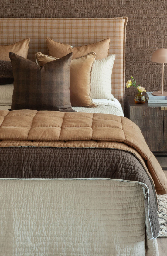 Bianca Lorenne 'Cinderwood Plaid' Cushion PRE ORDER