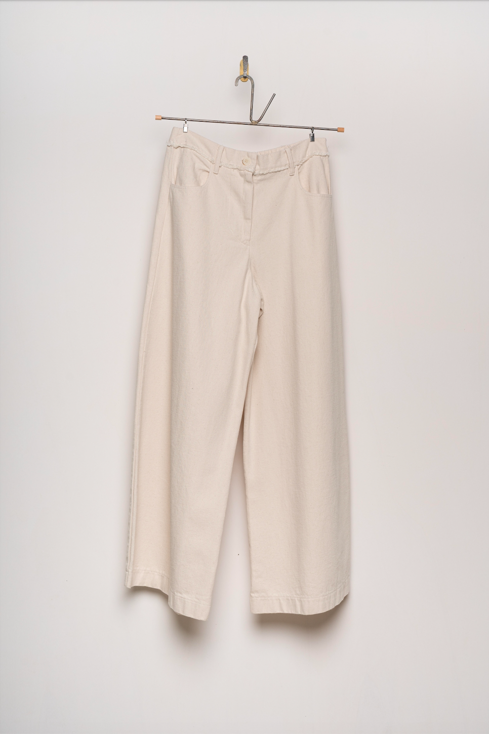 Aequamente Wide Leg Pants - Chalk