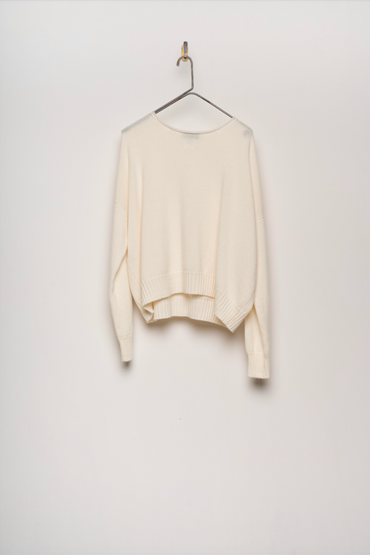 Aequamente Cashmere Pullover - Chalk