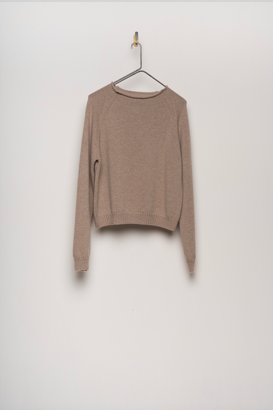 Aequamente Cashmere Pullover With High Neck - Torto