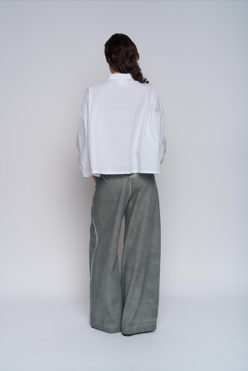 Aequamente Button Up Shirt - White