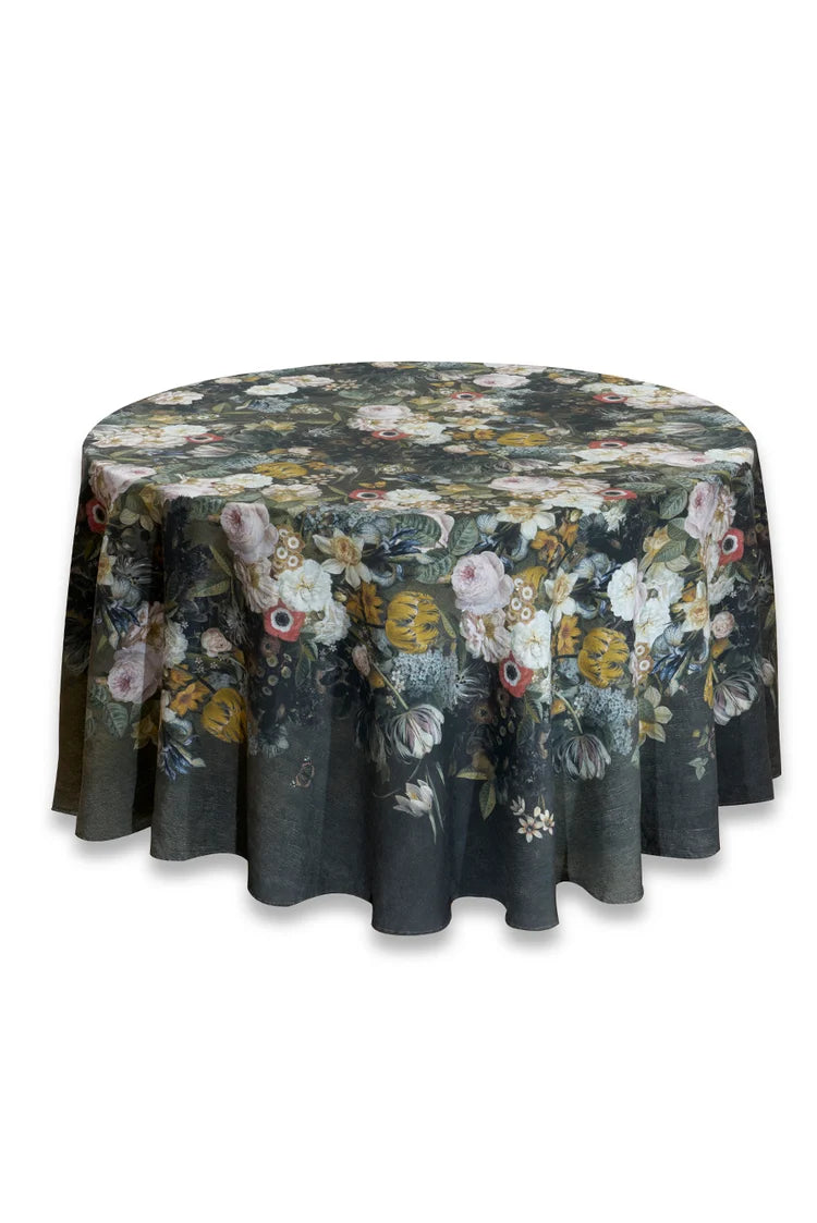 Summerill & Bishop 'Still Life' Round Linen Tablecloth