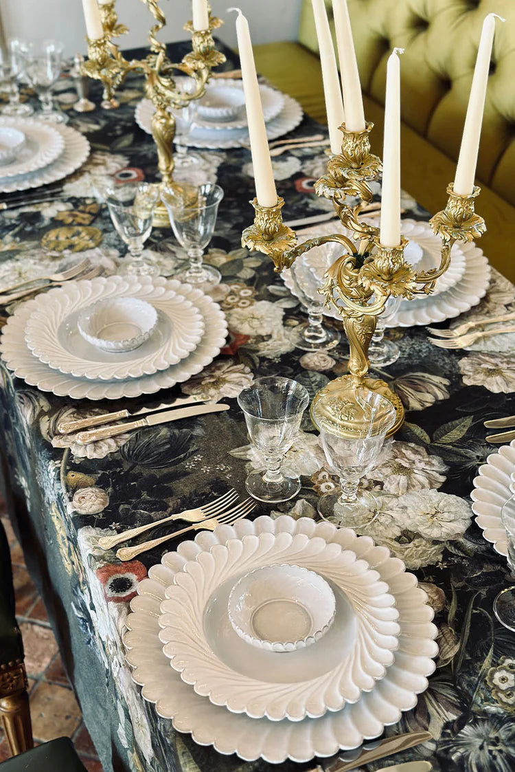 Summerill & Bishop 'Still Life 1815' Linen Tablecloth