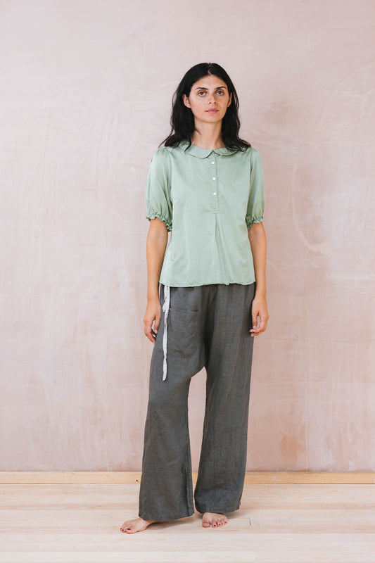 Sula Sweet Blouse Short Sleeve - Aspen Green LAST ONE Medium