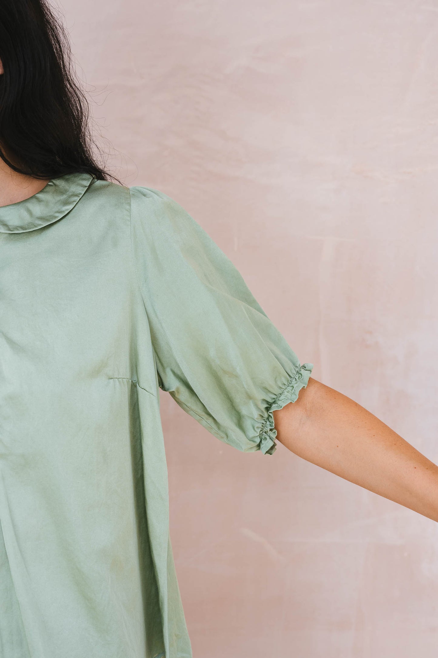 Sula Sweet Blouse Short Sleeve - Aspen Green LAST ONE Medium