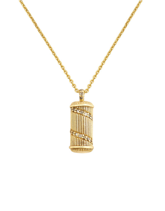 Fine French Gold Necklace - 'Tabiz Spiral'